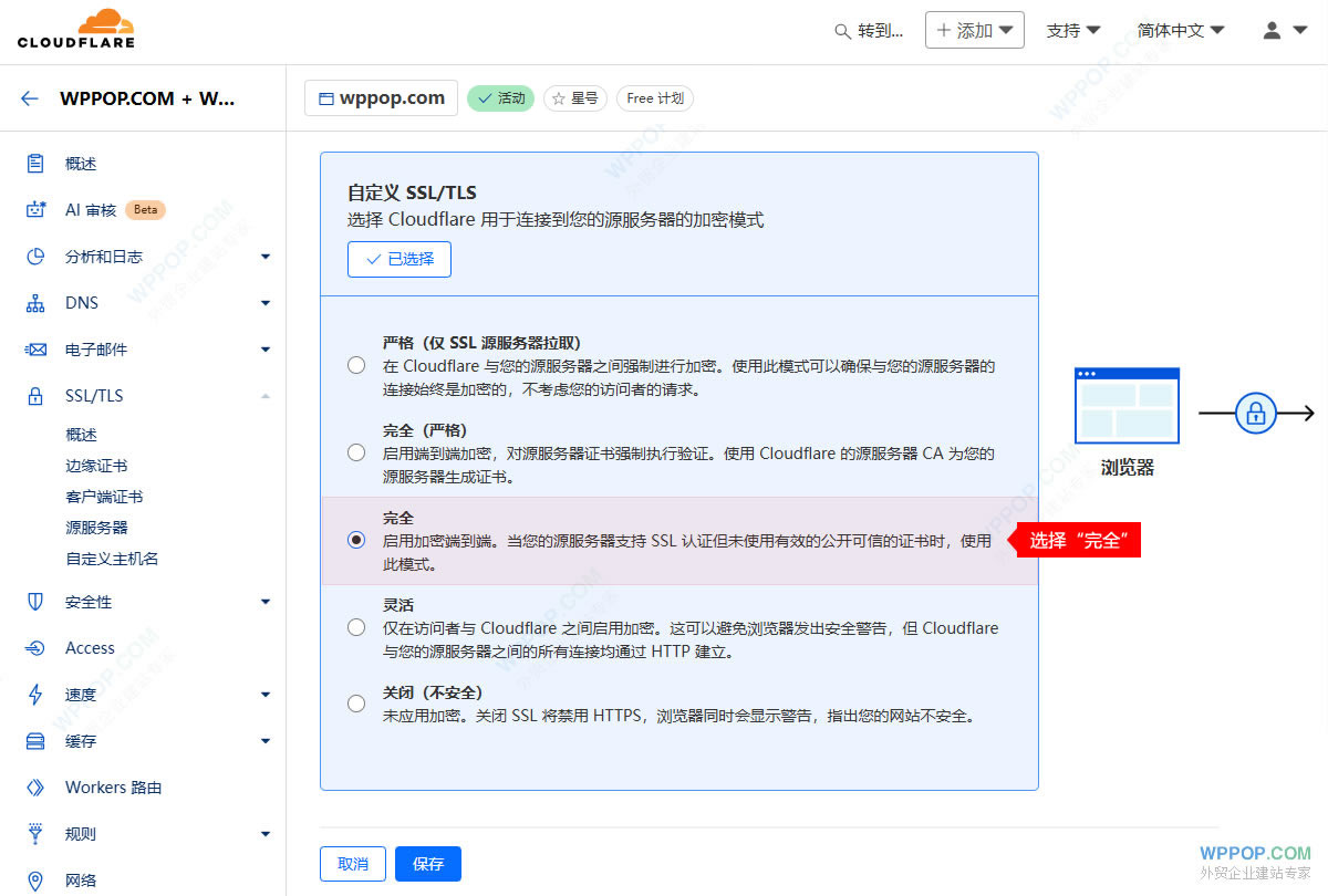  CloudFlare 导致“重定向的次数过多”的问题解决方法 - 常见问题 - 4